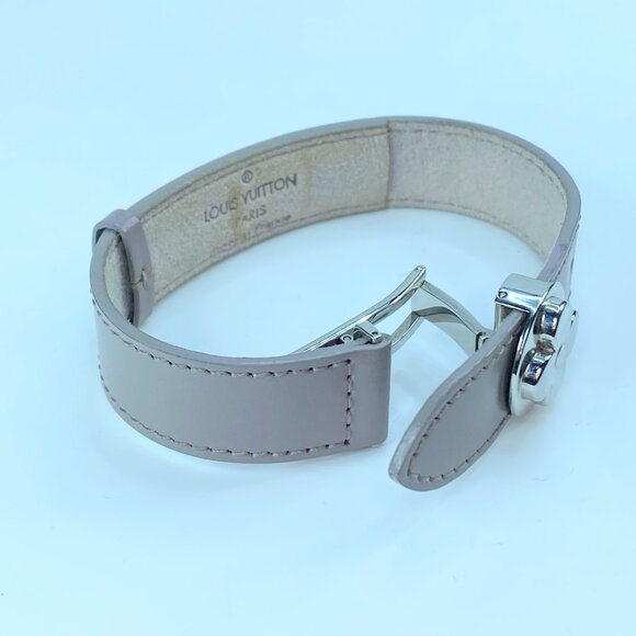 Louis Vuitton Leather Monogram Wish Bracelet 6.5mm 6 3/4" GS285 - Picture 8 of 10